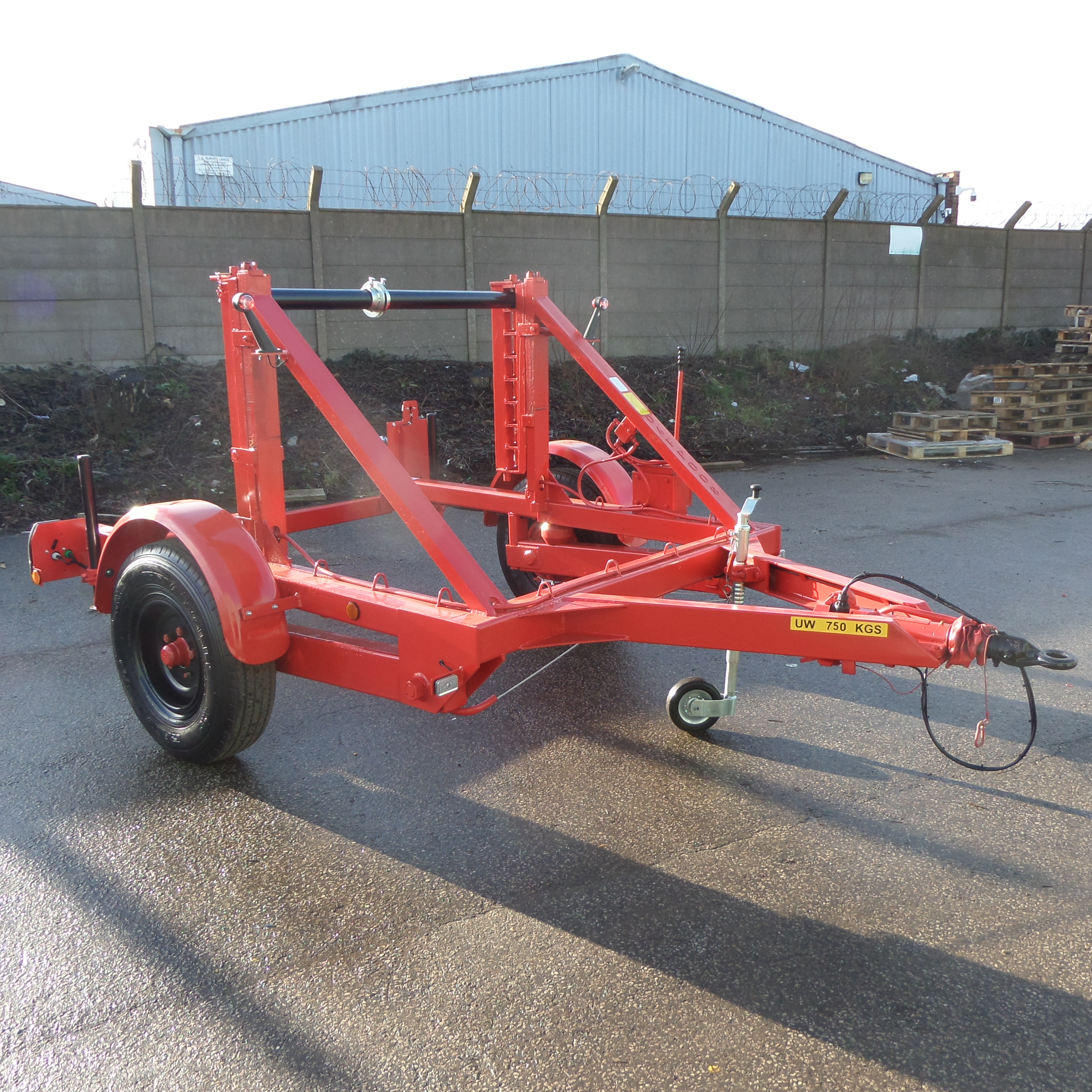 Second Hand CD60 Cable Drum Trailer