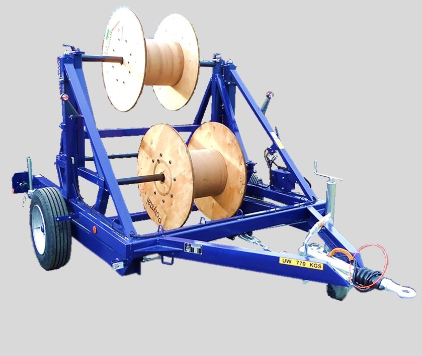 Cable Drum Trailer c/w Multi-Drum Carrying System - SEB International